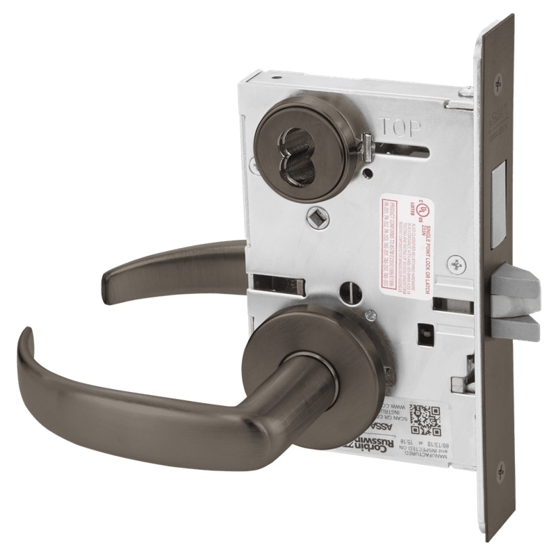 Picture of Corbin Russwin ML2065 PSA Dormitory or Entrance Mortise Lock, PS Lever, A Rose