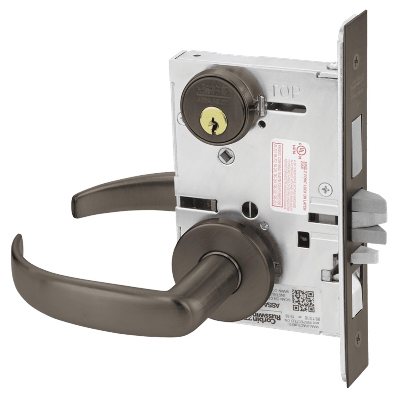 Picture of Corbin Russwin ML2067 PSA Apartment or Dormitory Mortise Lock, PS Lever, A Rose