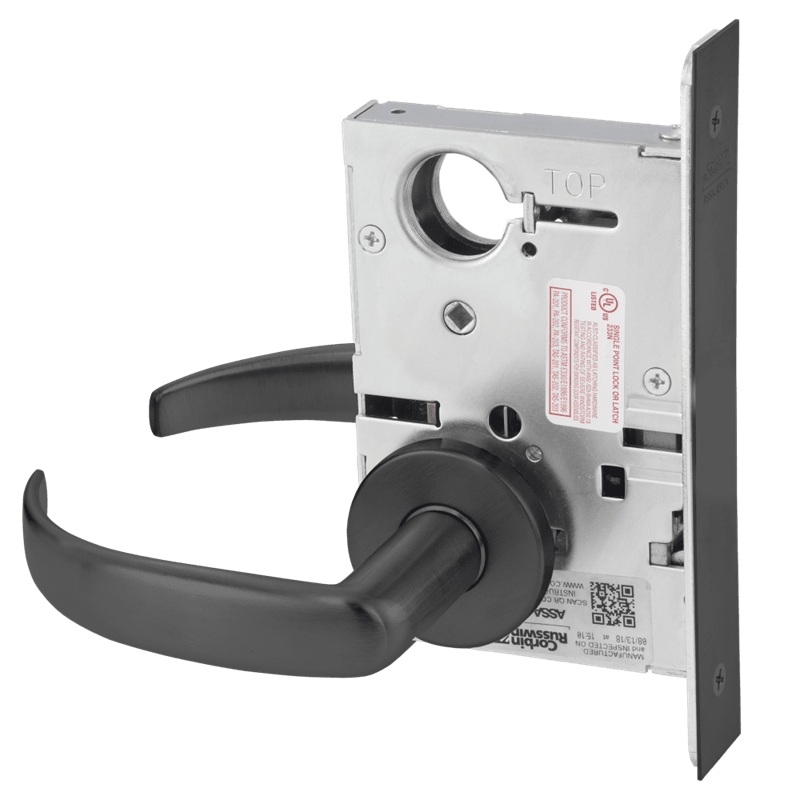 Picture of Corbin Russwin ML2070 PSA Full Dummy Trim Mortise Lock, PS Lever, A Rose