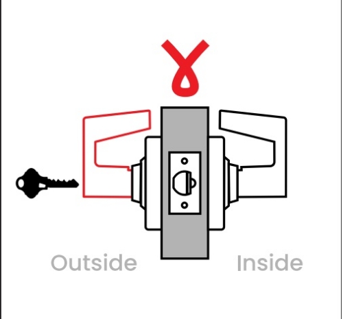 Picture of Schlage ND80JDEU SPA Grade 1 Electrified Cylindrical Lock, Storeroom Function, 12-24 VDC, Fail Secure, Sparta Lever, LFIC Prep