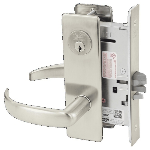 Picture of Corbin Russwin ML2042 PSM Entrance or Public Restroom Mortise Lock, PS Lever, M Escutcheon
