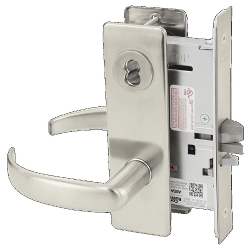 Picture of Corbin Russwin ML2042 PSM Entrance or Public Restroom Mortise Lock, PS Lever, M Escutcheon
