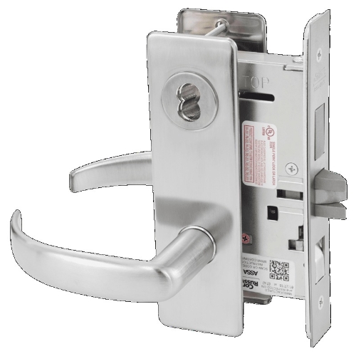 Picture of Corbin Russwin ML2048 PSM Entrance or Apartment Mortise Lock, PS Lever, M Escutcheon