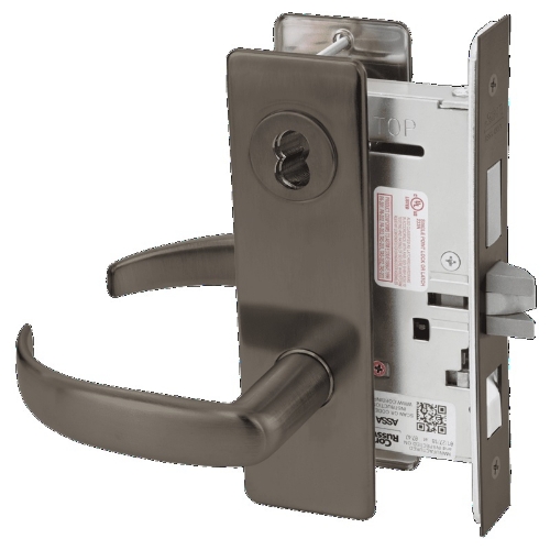 Picture of Corbin Russwin ML2048 PSM Entrance or Apartment Mortise Lock, PS Lever, M Escutcheon
