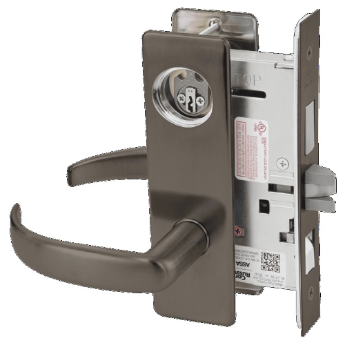 Picture of Corbin Russwin ML2048 PSM Entrance or Apartment Mortise Lock, PS Lever, M Escutcheon