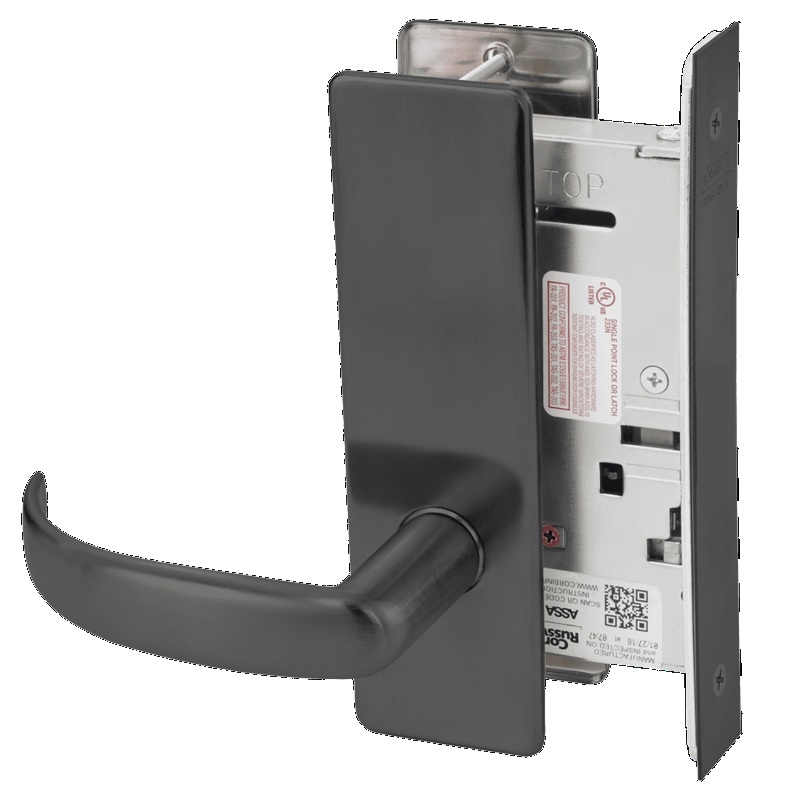 Picture of Corbin Russwin ML2050 PSM Half Dummy Trim Mortise Lock, PS Lever, M Escutcheon
