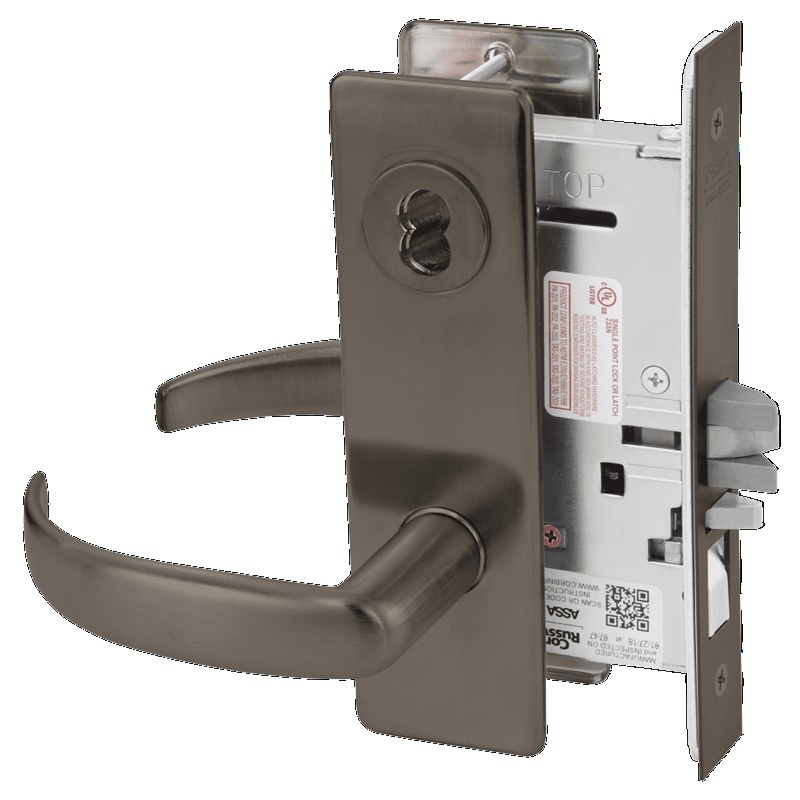 Picture of Corbin Russwin ML2051 PSM Entrance or Office Mortise Lock, PS Lever, M Escutcheon