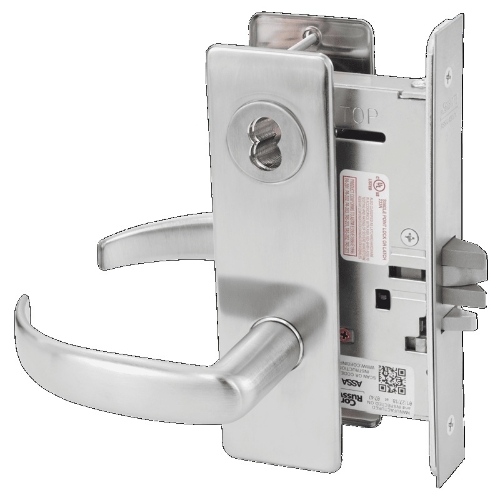 Picture of Corbin Russwin ML2057 PSM Storeroom or Closet Mortise Lock, PS Lever, M Escutcheon