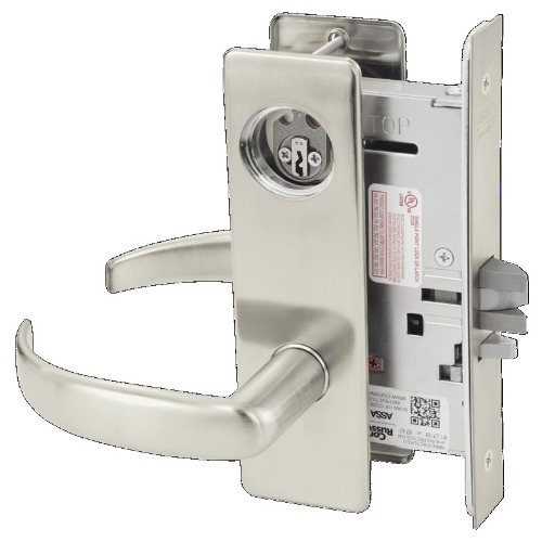Picture of Corbin Russwin ML2057 PSM Storeroom or Closet Mortise Lock, PS Lever, M Escutcheon