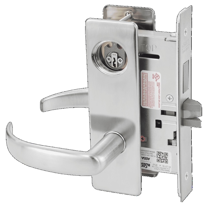 Picture of Corbin Russwin ML2065 PSM Dormitory or Entrance Mortise Lock, PS Lever, M Escutcheon