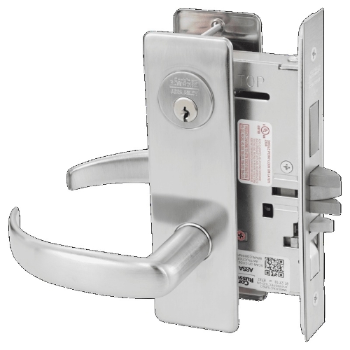 Picture of Corbin Russwin ML2067 PSM Apartment or Dormitory Mortise Lock, PS Lever, M Escutcheon