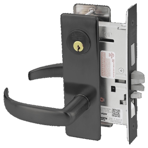 Picture of Corbin Russwin ML2067 PSM Apartment or Dormitory Mortise Lock, PS Lever, M Escutcheon