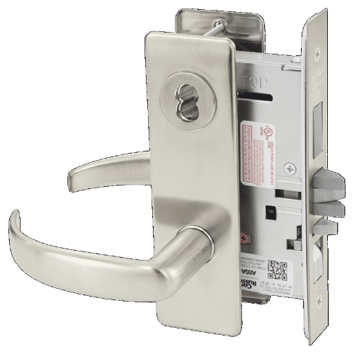 Picture of Corbin Russwin ML2067 PSM Apartment or Dormitory Mortise Lock, PS Lever, M Escutcheon
