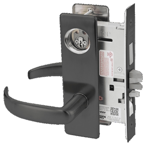 Picture of Corbin Russwin ML2067 PSM Apartment or Dormitory Mortise Lock, PS Lever, M Escutcheon