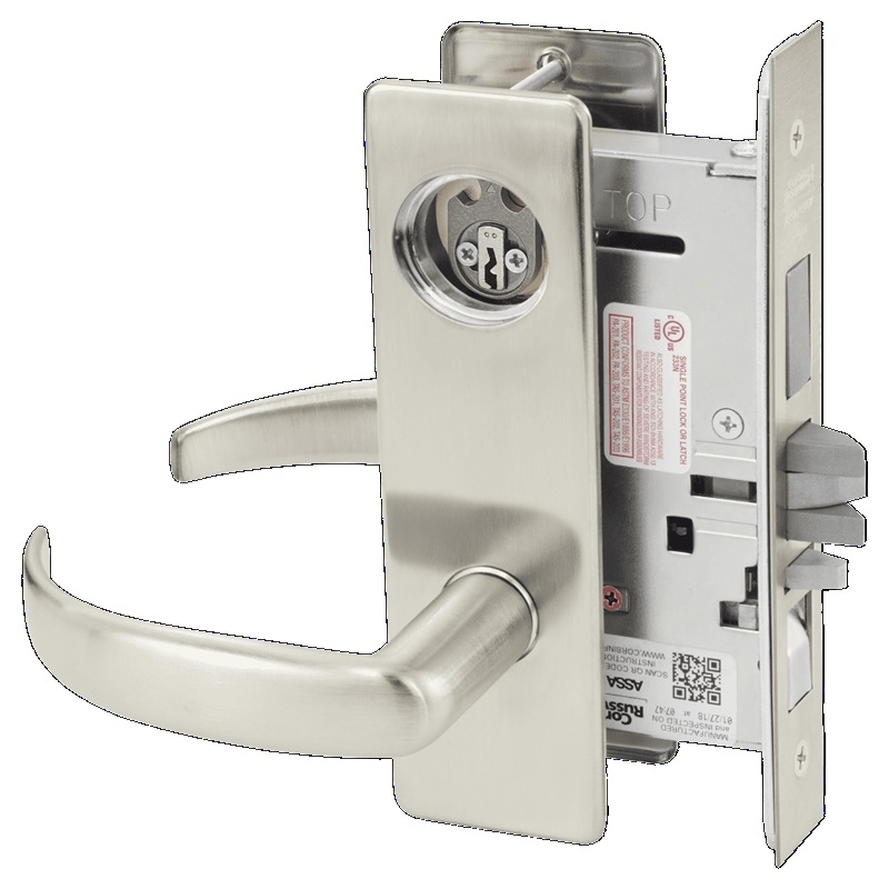 Picture of Corbin Russwin ML2067 PSM Apartment or Dormitory Mortise Lock, PS Lever, M Escutcheon