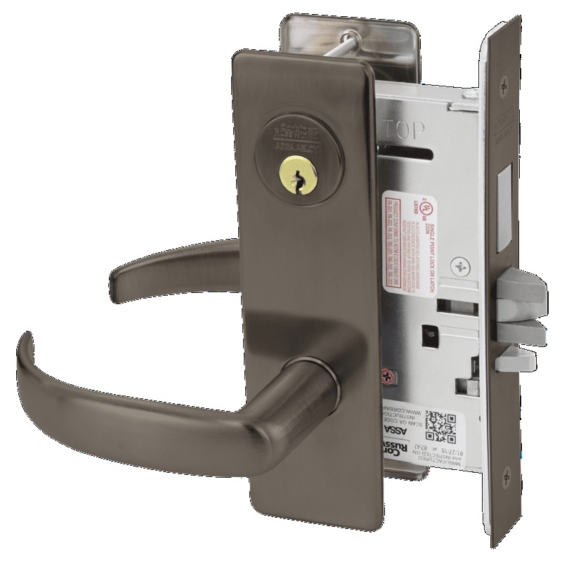 Picture of Corbin Russwin ML2072 PSM Classroom Intruder Mortise Lock, PS Lever, M Escutcheon