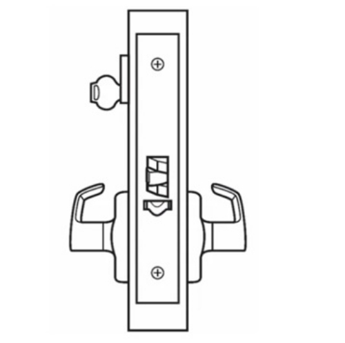 Picture of Corbin Russwin ML2055 PSN Classroom Mortise Lock, PS Lever, N Escutcheon