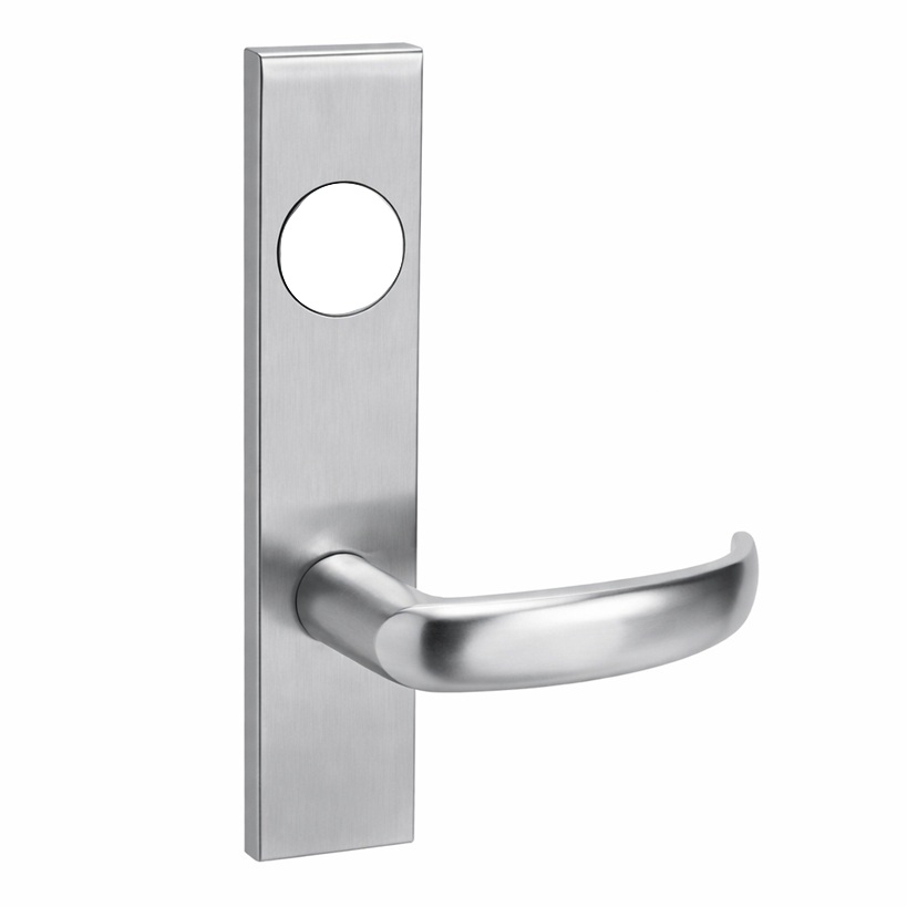 Picture of Corbin Russwin ML2048 PSR Entrance or Apartment Mortise Lock, PS Lever, R Escutcheon