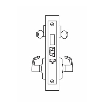 Picture of Corbin Russwin ML2072 PSR Classroom Intruder Mortise Lock, PS Lever, R Escutcheon