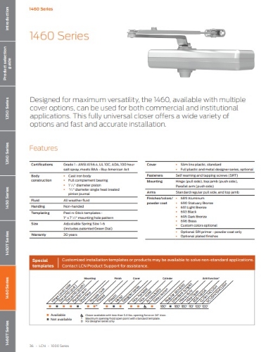 Picture of LCN 1460-72FC Full Cover