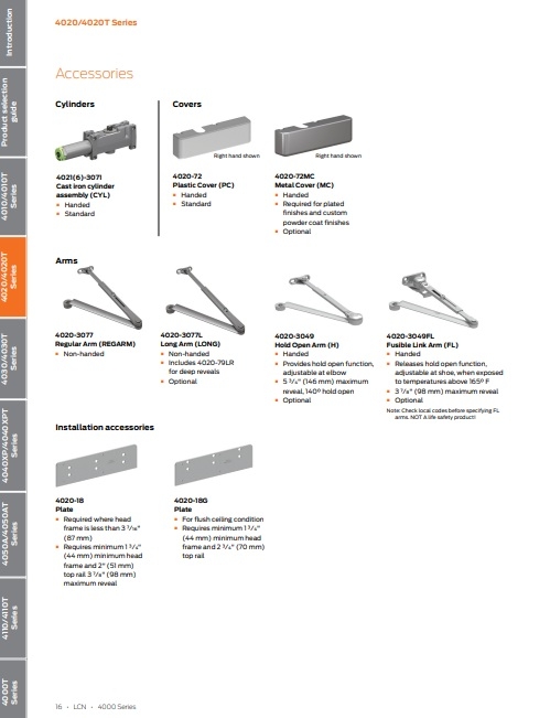 Picture of LCN 4020-18 Drop Plate