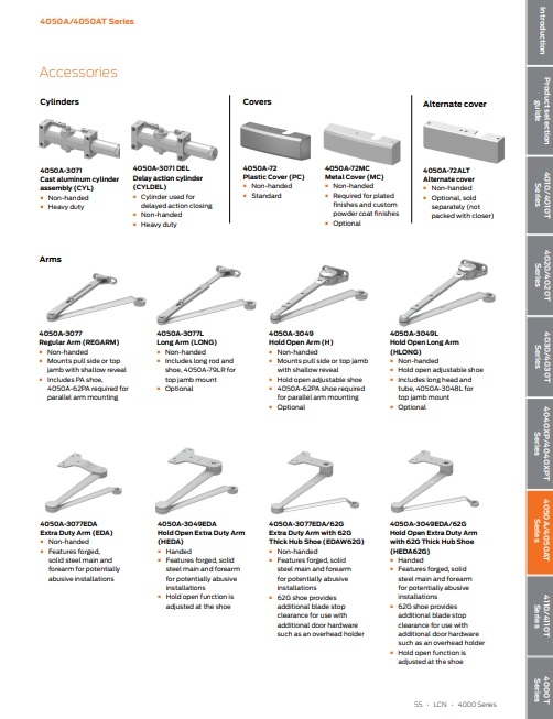 Picture of LCN 4050-18G Drop Plate