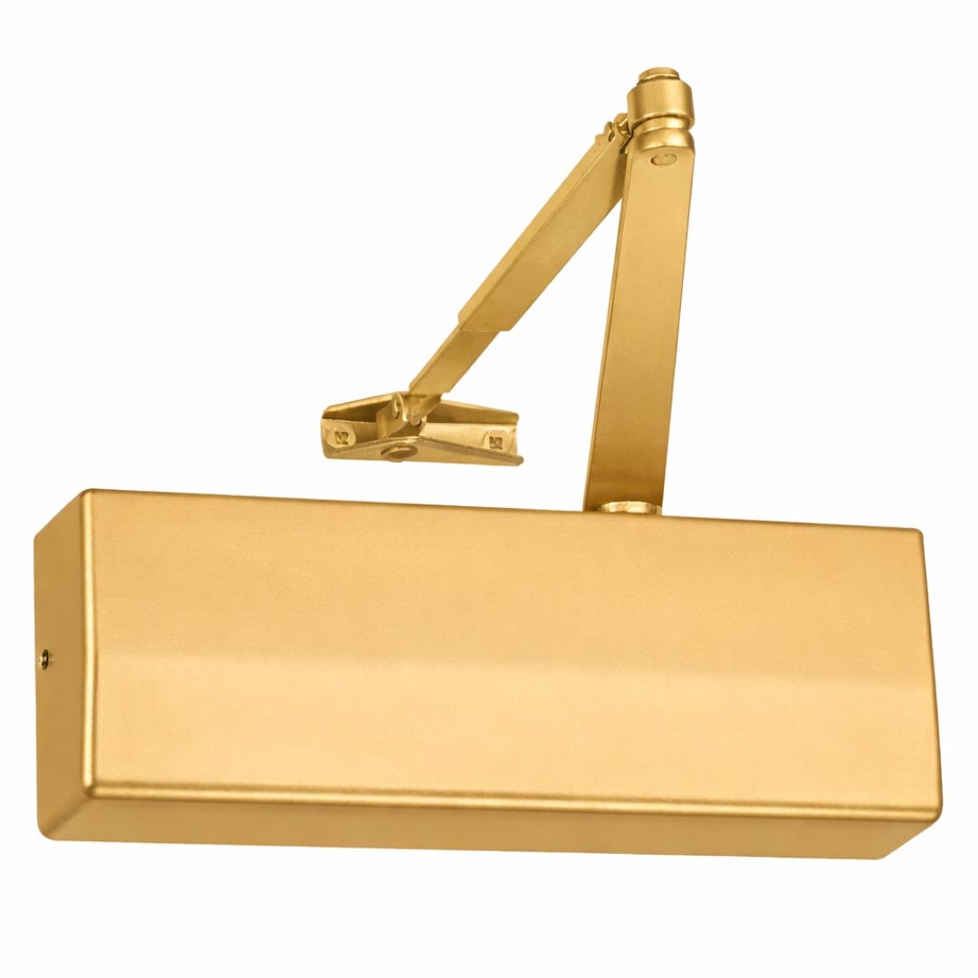 Picture of Corbin Russwin DC8200 Grade 1 Surface Door Closer, Double Lever Arm Regular, Pull Side Mount, Full Cover - Plated Finishes