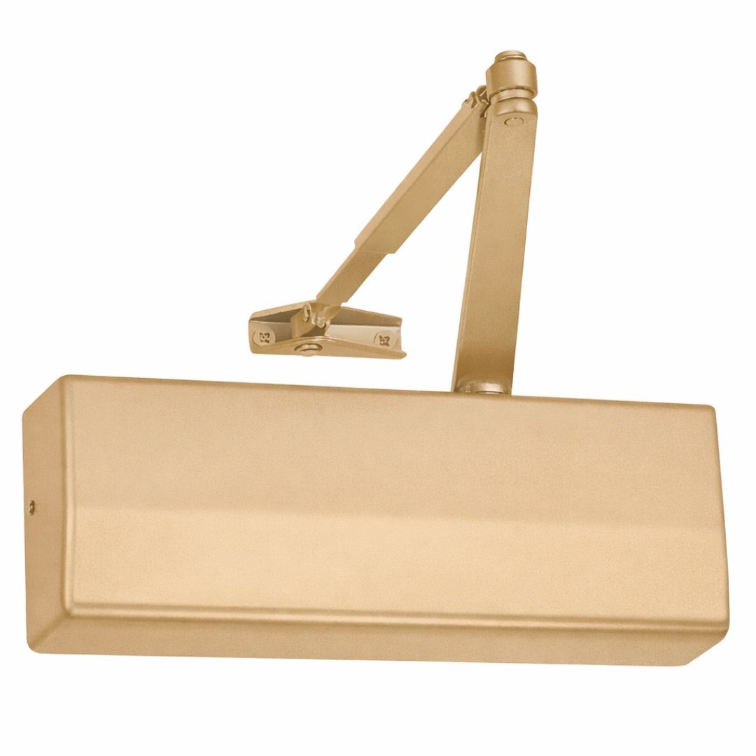 Picture of Corbin Russwin DC8200 Grade 1 Surface Door Closer, Double Lever Arm Regular, Pull Side Mount, Full Cover - Plated Finishes