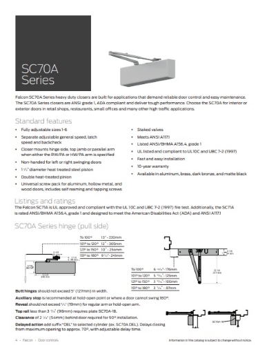 Picture of Falcon SC70A-61-689 Blade Stop Spacer - Sprayed Aluminum