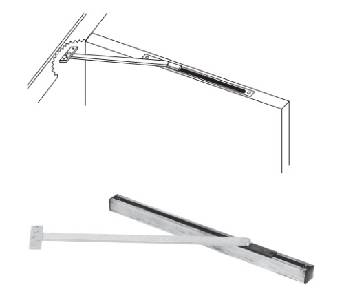 Picture of Norton Rixson Checkmate 1-336 Concealed Mount Overhead Stop