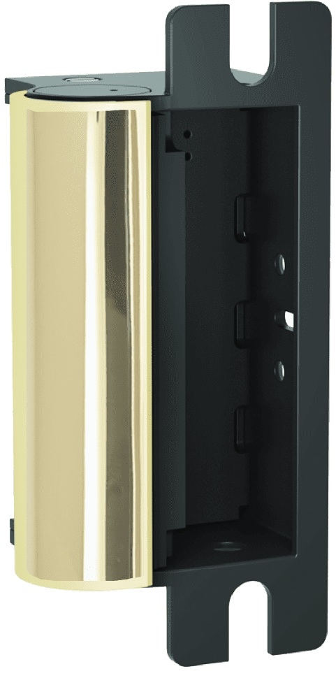 Picture of Hes 1006-F-605 Fail Safe, Universal 12/24VDC Electric Strike, Body Only, Bright Brass