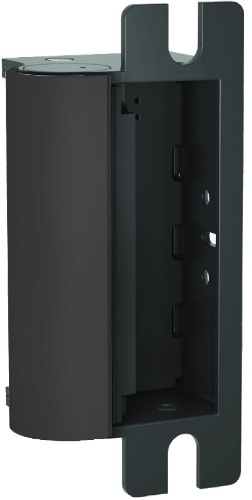 Picture of HES 1006-F-BLK Fail Safe, Universal 12/24VDC Electric Strike, Body Only, Black Suede Powder Coat Finish
