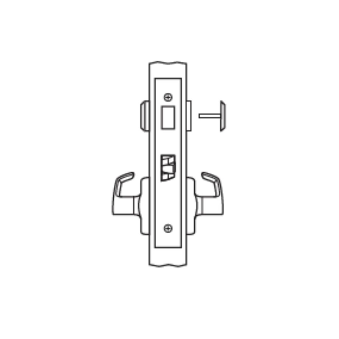 Picture of Arrow BM02 Privacy Mortise Lock