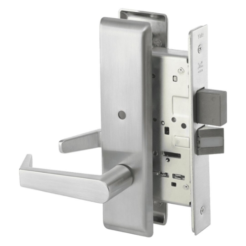 Picture of Accentra (Yale) AUCN8802FL Mortise Privacy Lever Lock, Augusta Lever