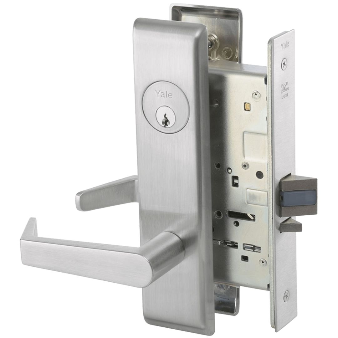 Picture of Accentra (Yale) AUCN8808FL Mortise Classroom Lever lock - Augusta Lever