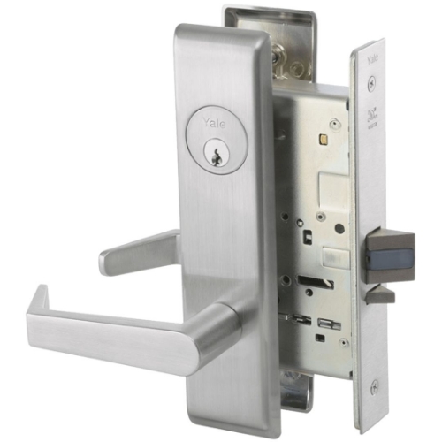 Picture of Accentra (Yale) AUCN8847FL Mortise Apartment Corridor Door Lever Lock, Augusta Lever