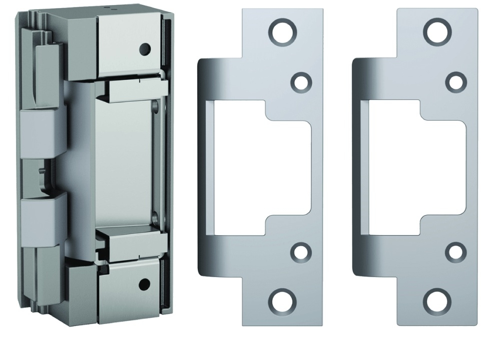 Picture of HES 8000C-630 Fail Safe/Fail Secure, Complete 12/24VDC Electric Strike, Satin Stainless Steel