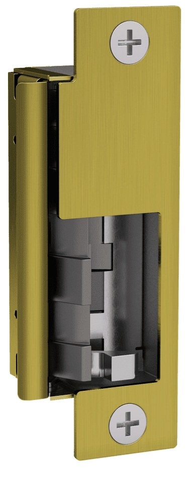 Picture of HES 8500-606 Fail Safe/Fail Secure, Body Only, 12/24VDC Electric Strike, Satin Brass Finish