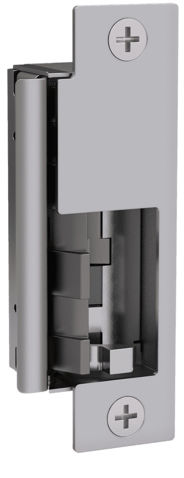 Picture of HES 8500-629 Fail Safe/Fail Secure, Body Only, 12/24VDC Electric Strike, Bright Stainless Steel Finish