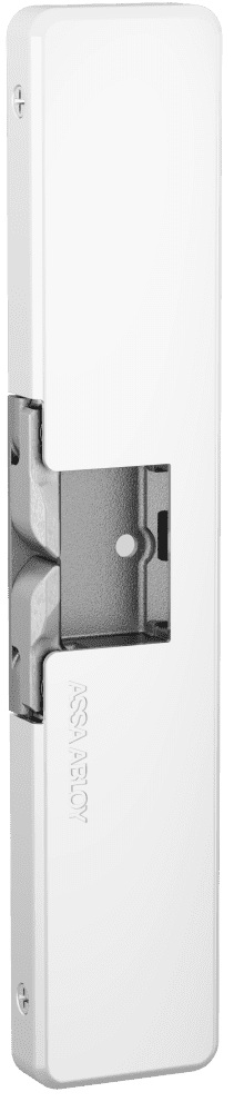 Picture of HES 9400-629 Fail Safe/Fail Secure, Complete 12/24VDC Electric Strike, Surface Mounted, 1/2" Thickness, Bright Stainless Steel