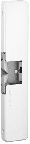 Picture of HES 9400-629 Fail Safe/Fail Secure, Complete 12/24VDC Electric Strike, Surface Mounted, 1/2" Thickness, Bright Stainless Steel