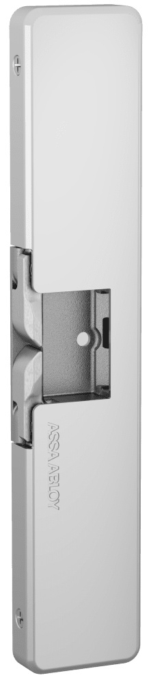 Picture of HES 9500-630 Fail Safe/Fail Secure, Complete 12/24VDC Electric Strike, Surface Mounted, 3/4" Thickness, Fire Rated, Satin Stainless Steel