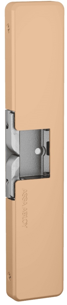 Picture of HES 9600-612 Grade 1 Electric Strike, Fail Safe/Fail Secure, 12/24 VDC, Surface Mounted, 3/4" Thickness, Satin Bronze Finish