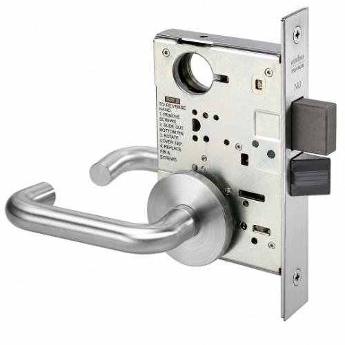 Picture of Accentra (Yale) CRR8802FL Mortise Privacy Lever Lock, Carmel Lever