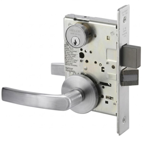 Picture of Accentra (Yale) MOR8867FL Mortise Dormitory or Exit Lever Lock, Monroe Lever