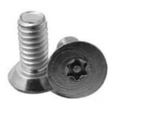 Picture of HES 157 Flat Head Torx Screw, Two(2) 12-24 Unc X 1/2", Tamper-Resistant, Pin-In Torx Screw
