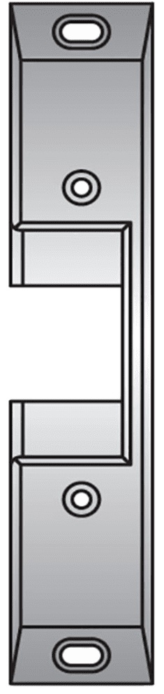 Picture of HES 783S 630 Faceplate Only, 7000 Series, 9" x 1-3/4" x 11/16", Surface, Satin Stainless Steel