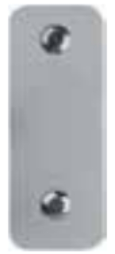 Picture of Detex 01PN 628, PN Blank Plate for Value Series Devices, Aluminum Painted