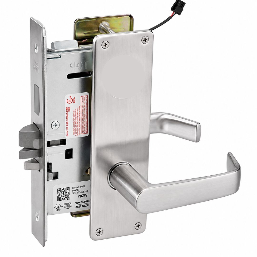 Picture of Corbin Russwin ML20907 NSN SAF Electrically Controlled Mortise Lock - No Cylinder Override - Fail Safe - NSN Lever
