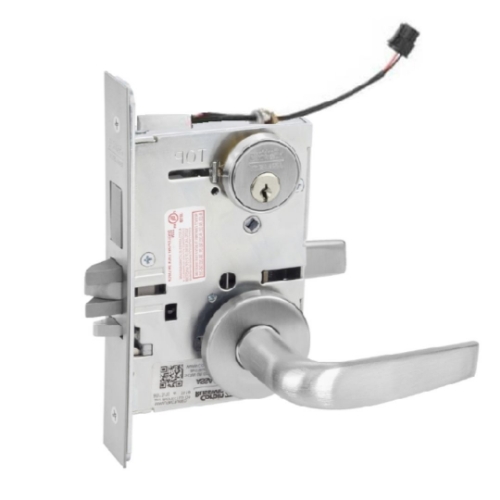 Picture of Corbin Russwin ML20906 ASA SEC Electrically Controlled Mortise Lock - Fail Secure - ASA Lever